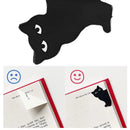 Cute Cat Magnetic Book Page Clips 6 Pack for Kids, Students & Cat Lovers | Durable & Fun