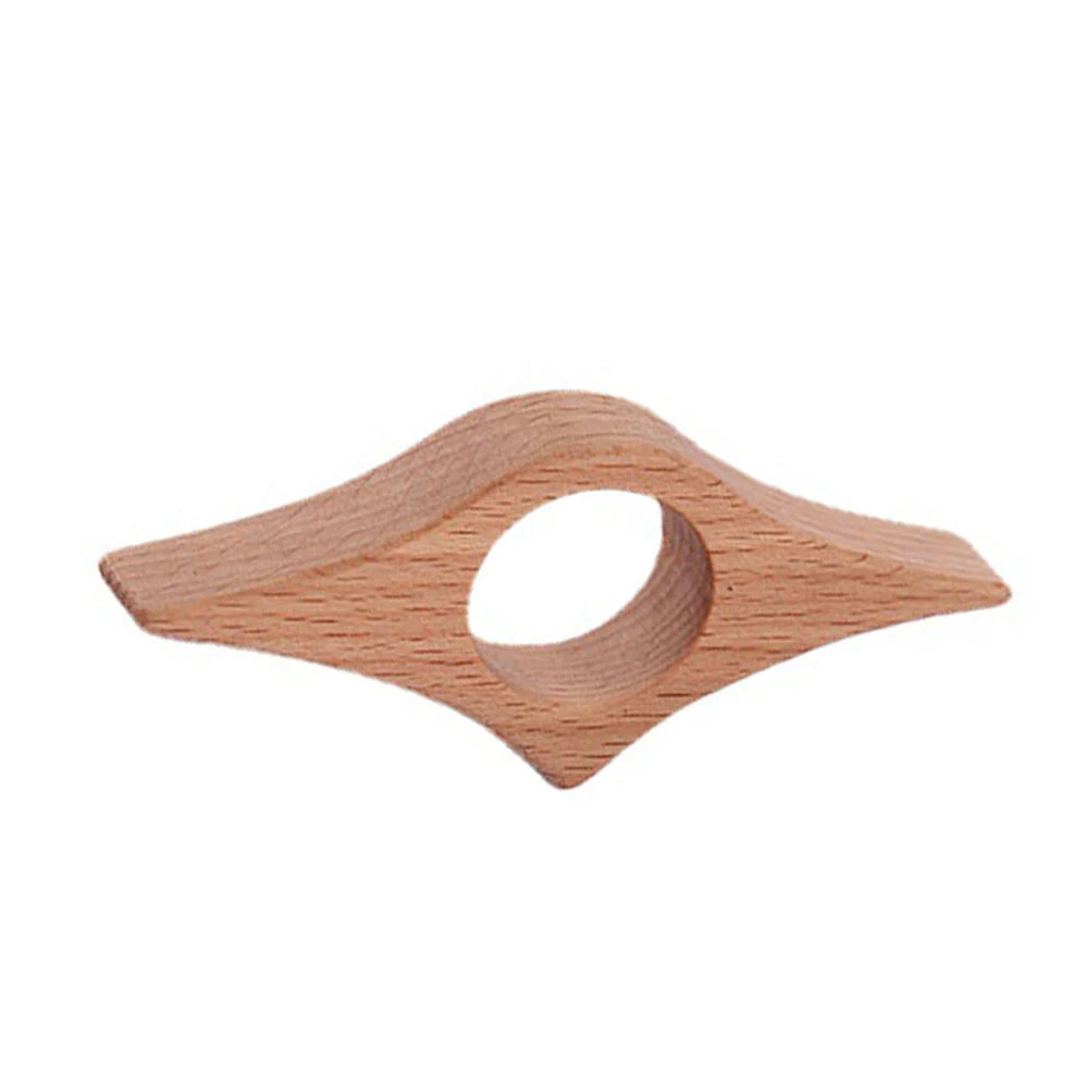 Wooden Thumb Bookmark Ergonomic One-Hand Reading Support, Durable & Lightweight, Perfect for Fast Reading & Multitasking