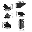 Cute Cat Magnetic Book Page Clips 6 Pack for Kids, Students & Cat Lovers | Durable & Fun