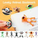 3D Stereo Cartoon Animal Bookmarks Ocean Series | Cute & Durable PVC Bookmarks for Kids (5-Pack)
