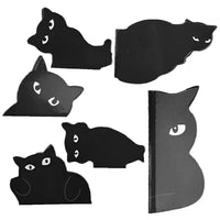 Cute Cat Magnetic Book Page Clips 6 Pack for Kids, Students & Cat Lovers | Durable & Fun