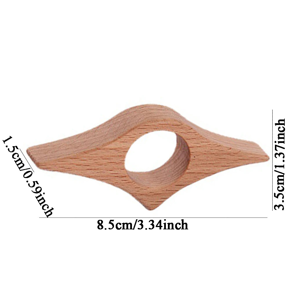 Wooden Thumb Bookmark Ergonomic One-Hand Reading Support, Durable & Lightweight, Perfect for Fast Reading & Multitasking